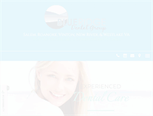 Tablet Screenshot of blueridgedentalgroup.com